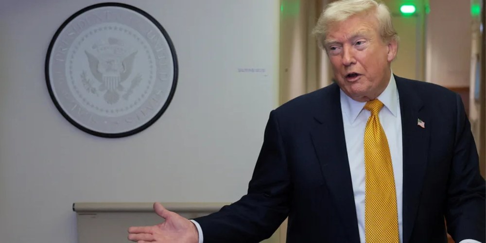 Дональд Трамп під час інтерв'ю