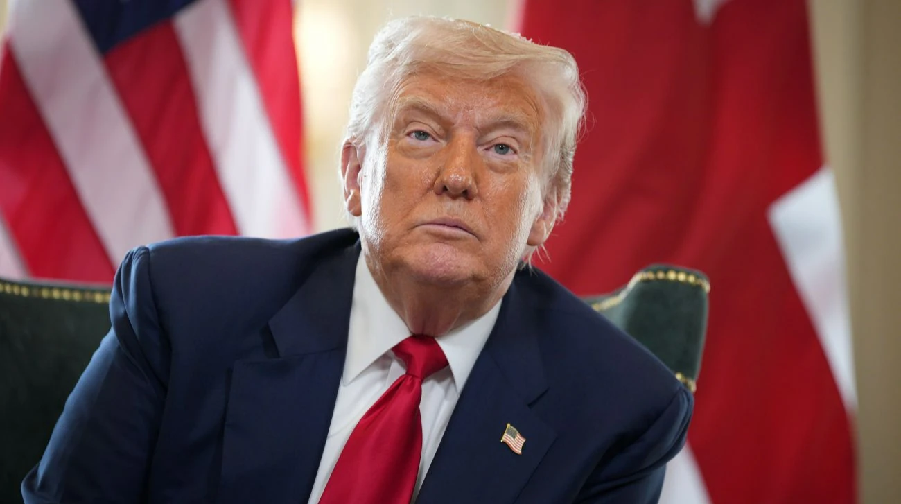 Дональд Трамп біля нового вертолітного майданчика на території Білого дому