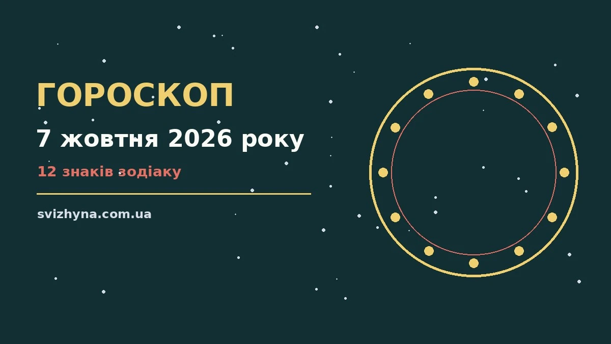 Гороскоп на 7 жовтня 2026 року: поради для кожного знака для спокійних і точних рішень