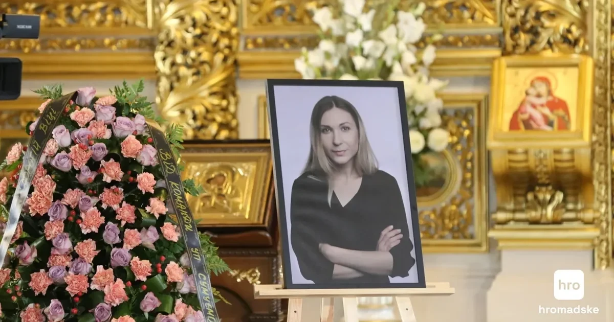 Вікторія Рощина під час відспівування у Свято-Михайлівському соборі, фото Вікторії Коломієць / hromadske